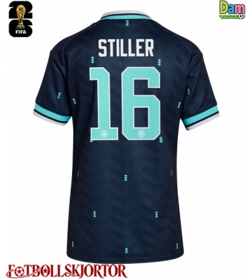 Tyskland Angelo Stiller #16 Bortatröja Dam VM 2026 Kortärmad